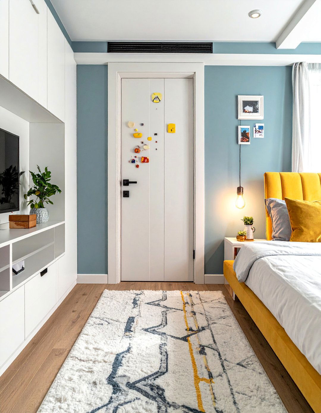 Magnetic Paint Application - 25 Bedroom Door Decorating Ideas to Add Personality