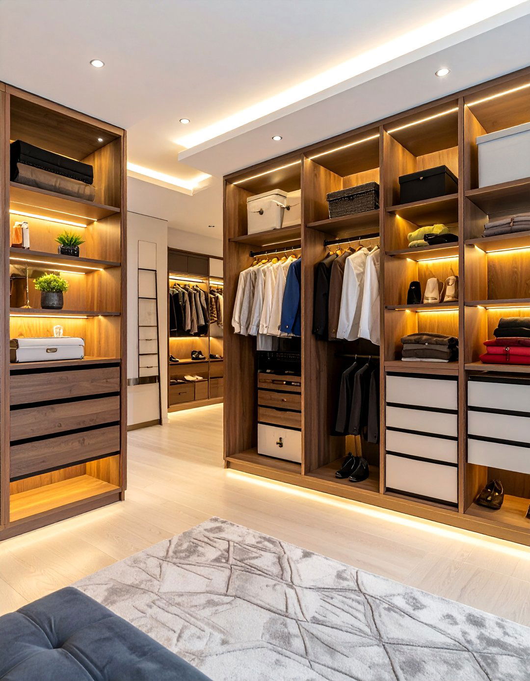 Master Bedroom Suite Closet - 30 Open Closet Ideas for a Modern Wardrobe