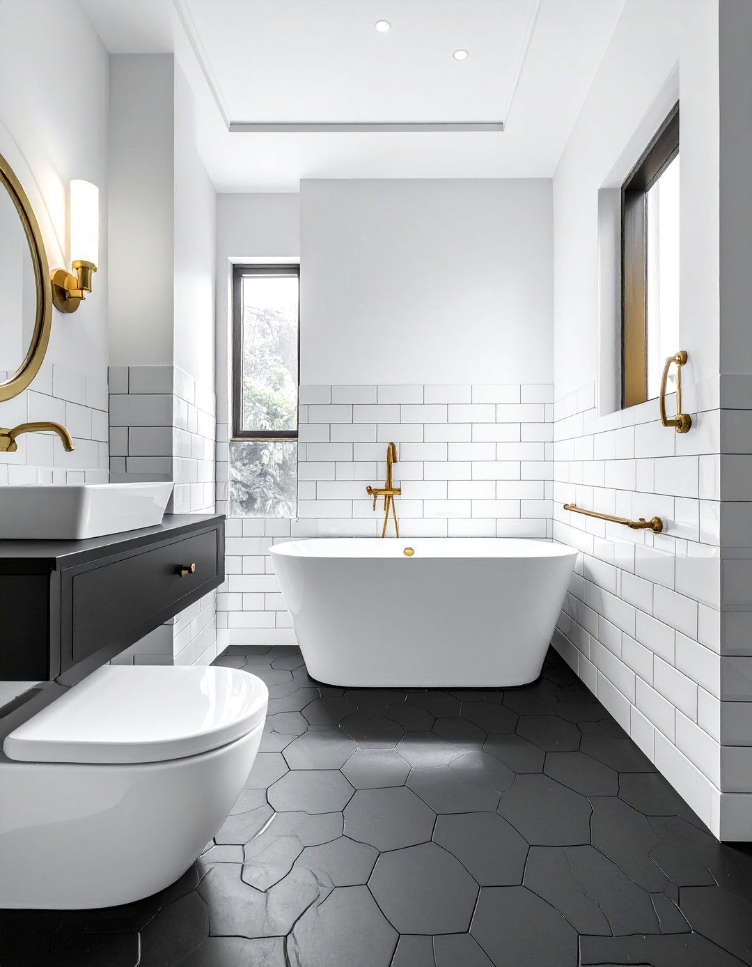20 Bathroom Mosaic Floor Tile Ideas for a Stunning Look