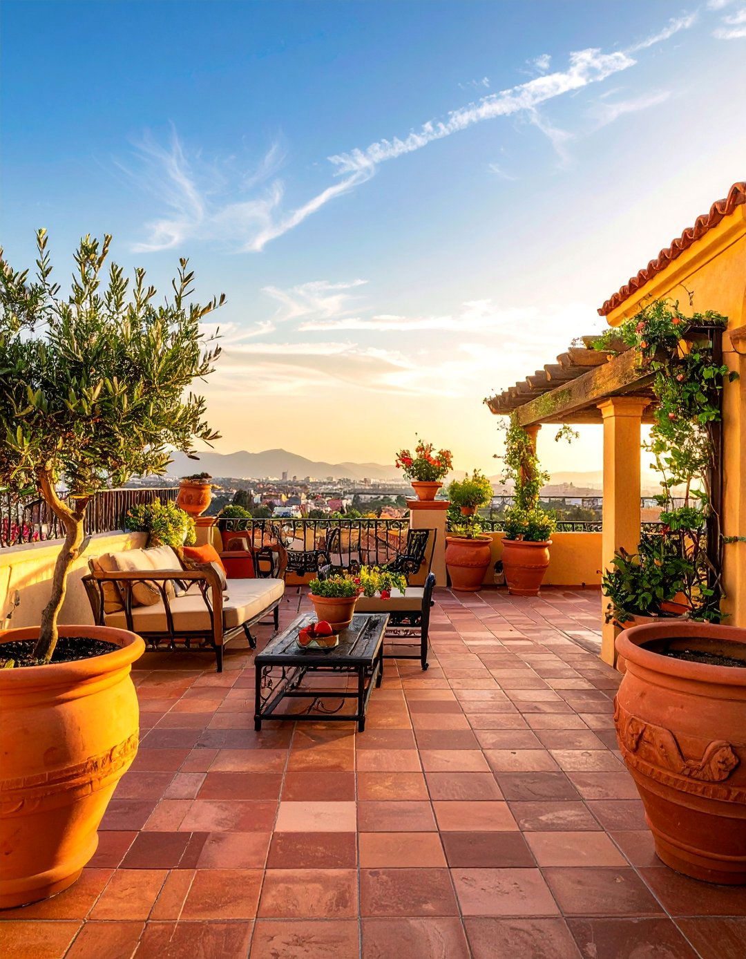 Mediterranean Style Rooftop Deck - 40 Rooftop Deck Ideas for Stunning Urban Outdoor Spaces