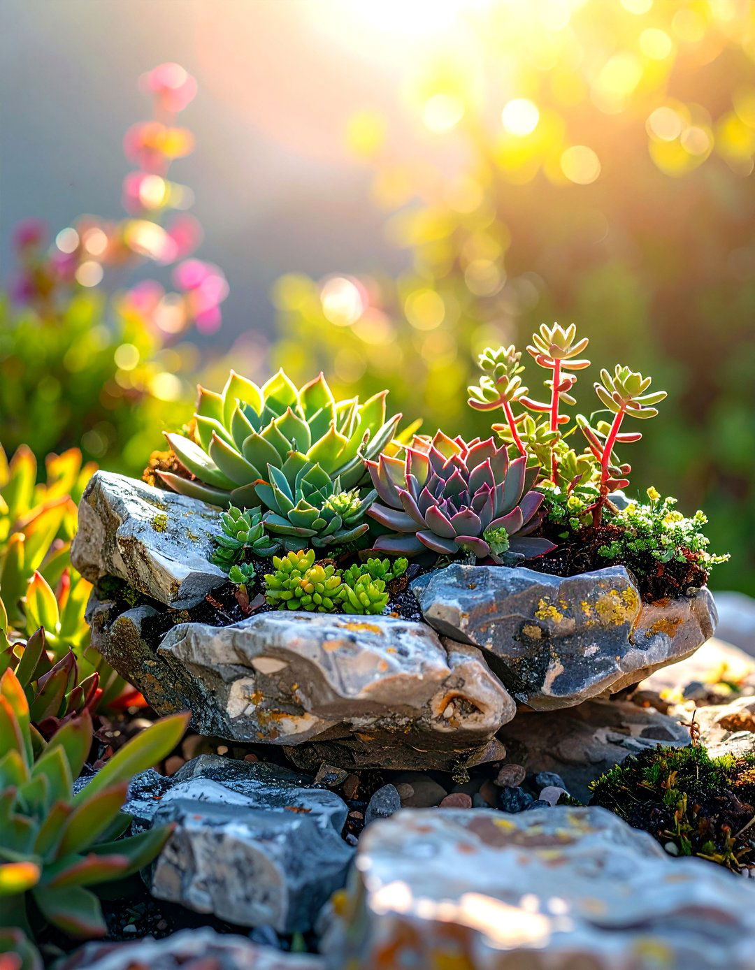 Miniature Alpine Rock Garden in a Trough - 20 Miniature Garden Ideas for Small Outdoor Spaces
