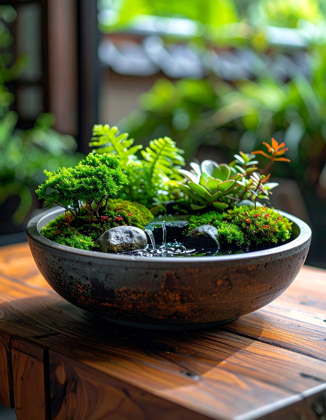 Miniature Tabletop Water Gardens - 15 Water Garden Ideas to Enhance Your Outdoor Space