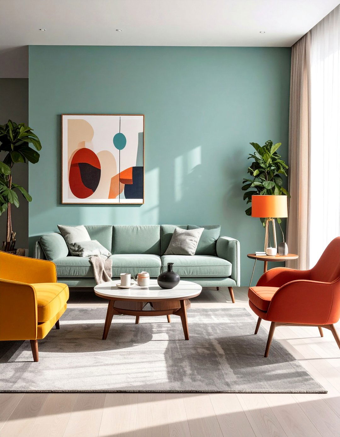 Minimalist Breathing Space - 25 Functional Living Room Layout Ideas