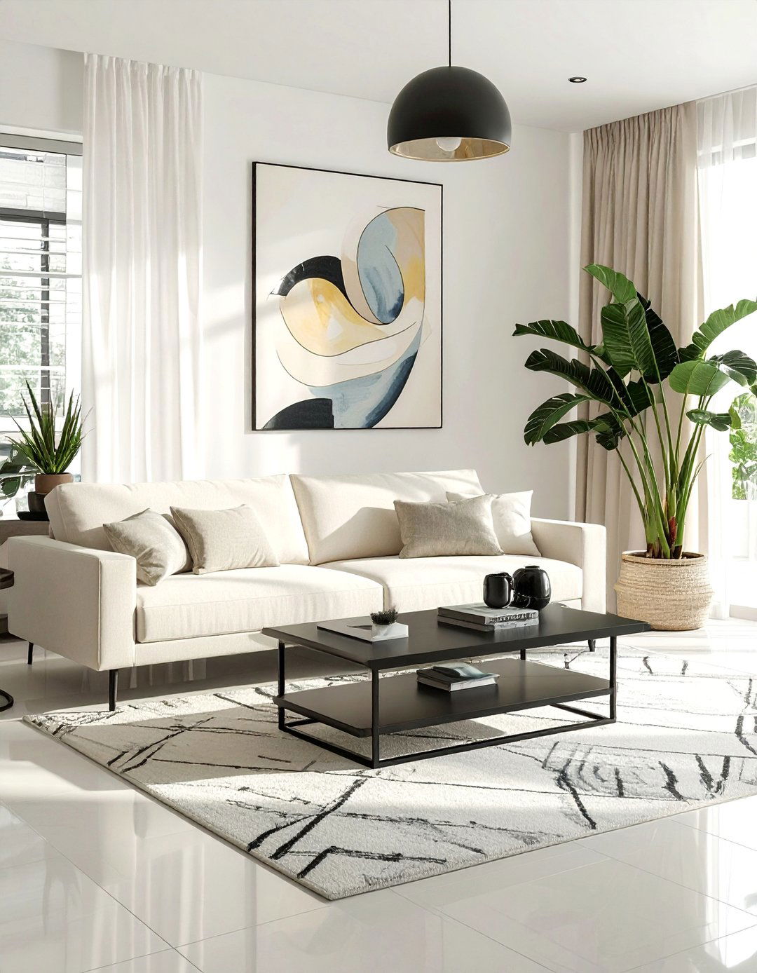 Minimalist Cream Couch Living Room Design - 20 Cream Couch Living Room Ideas for a Cozy Space