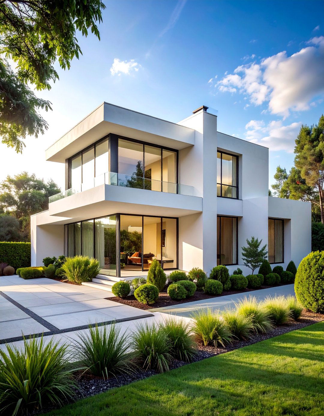 Minimalist Exterior with a Monochromatic Palette - 20 Aesthetic House Exterior Ideas to Boost Curb Appeal