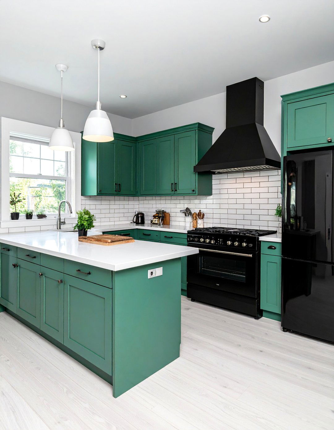 Mint Green Cabinets With Black Appliances - 20 What Color Cabinets Go With Black Appliances Ideas