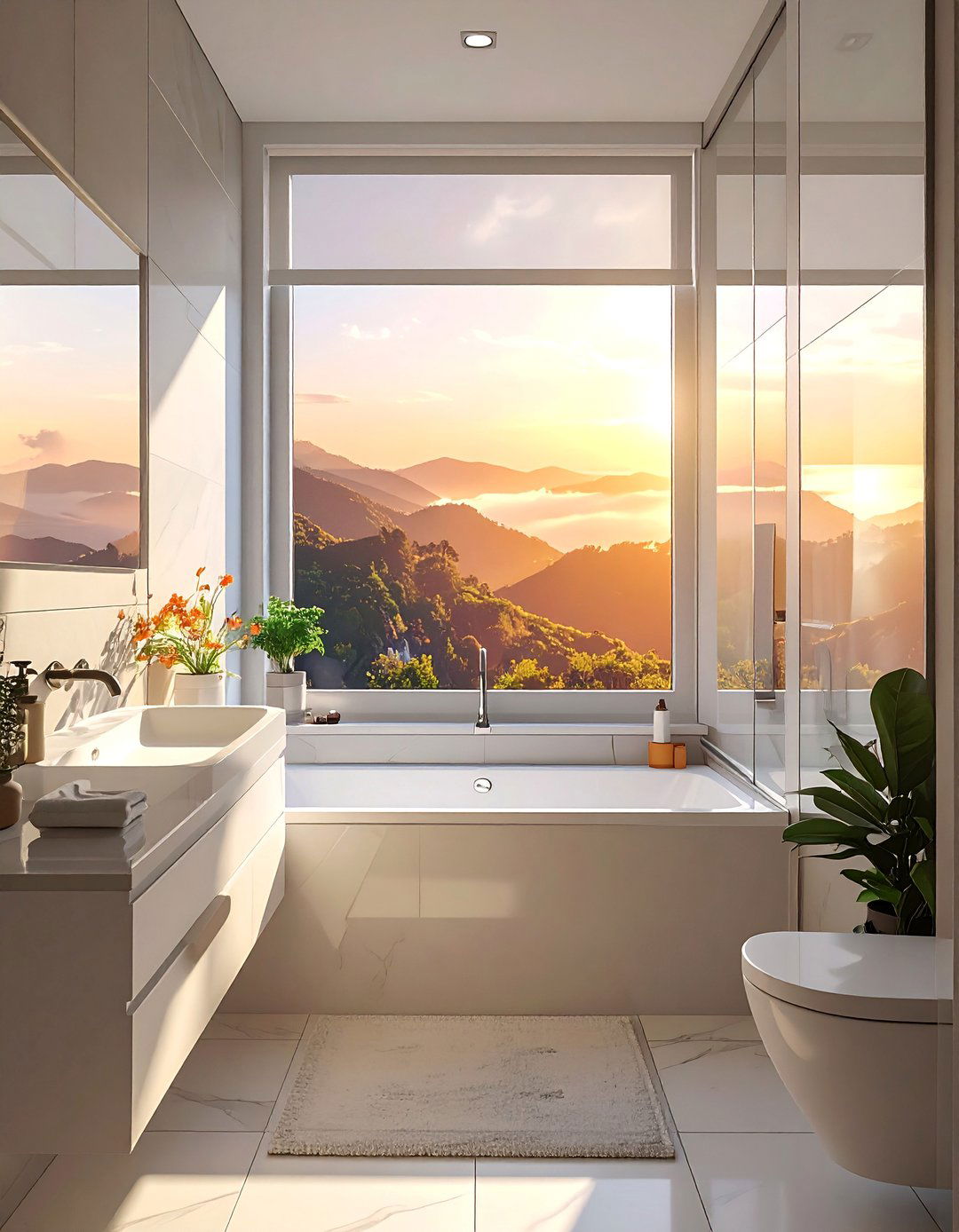 Mirrored Window Film - 30 Bathroom Window Treatment Ideas for Privacy