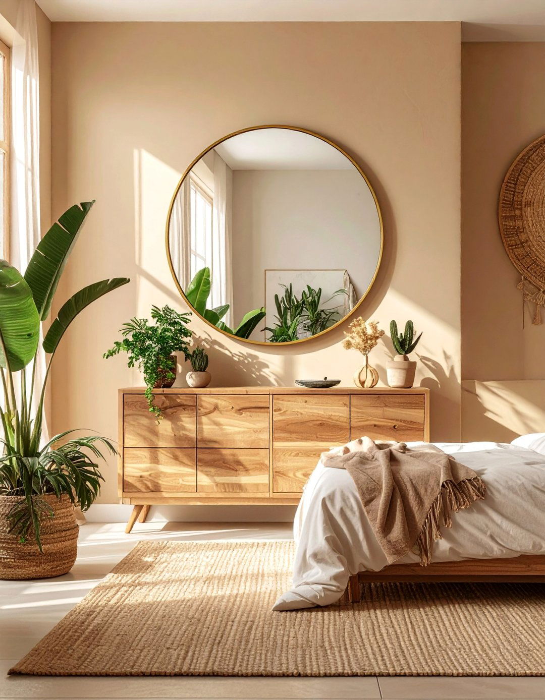 Mirrors to Reflect Light and Space - 20 Desert-Themed Room Ideas for a Unique Aesthetic