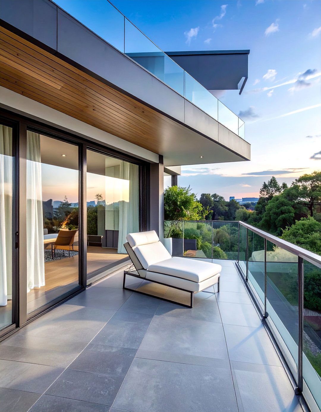 Modern Glass Panel Dormer Balcony - 20 Dormer Balcony Ideas to Maximize Your Space