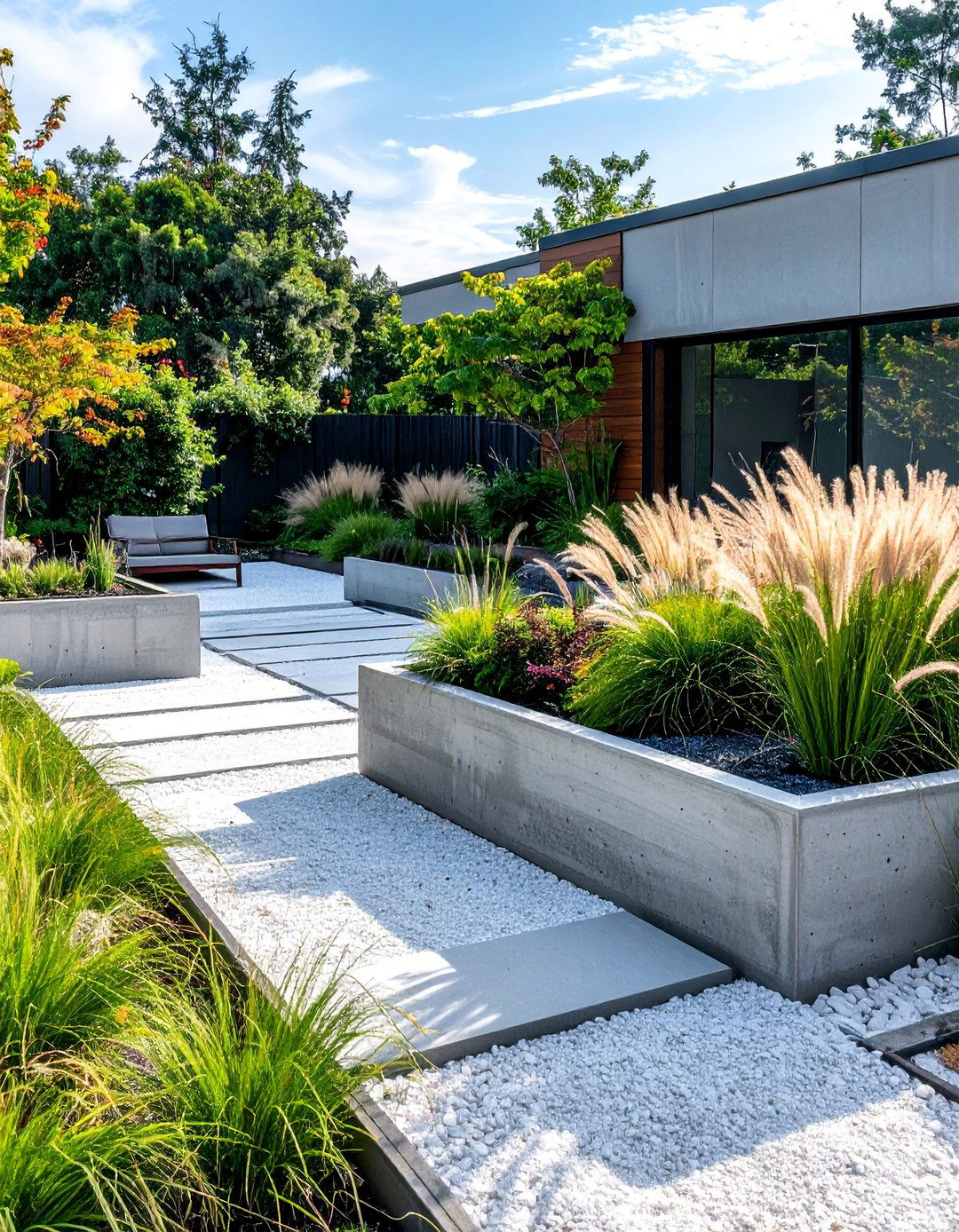 Modern Minimalist Garden Design - 25 Aesthetic Garden Ideas for a Beautiful Outdoor Space