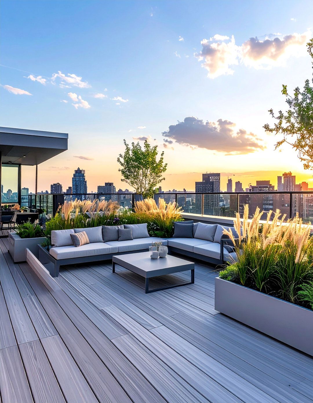 Modern Minimalist Rooftop Deck Design - 40 Rooftop Deck Ideas for Stunning Urban Outdoor Spaces