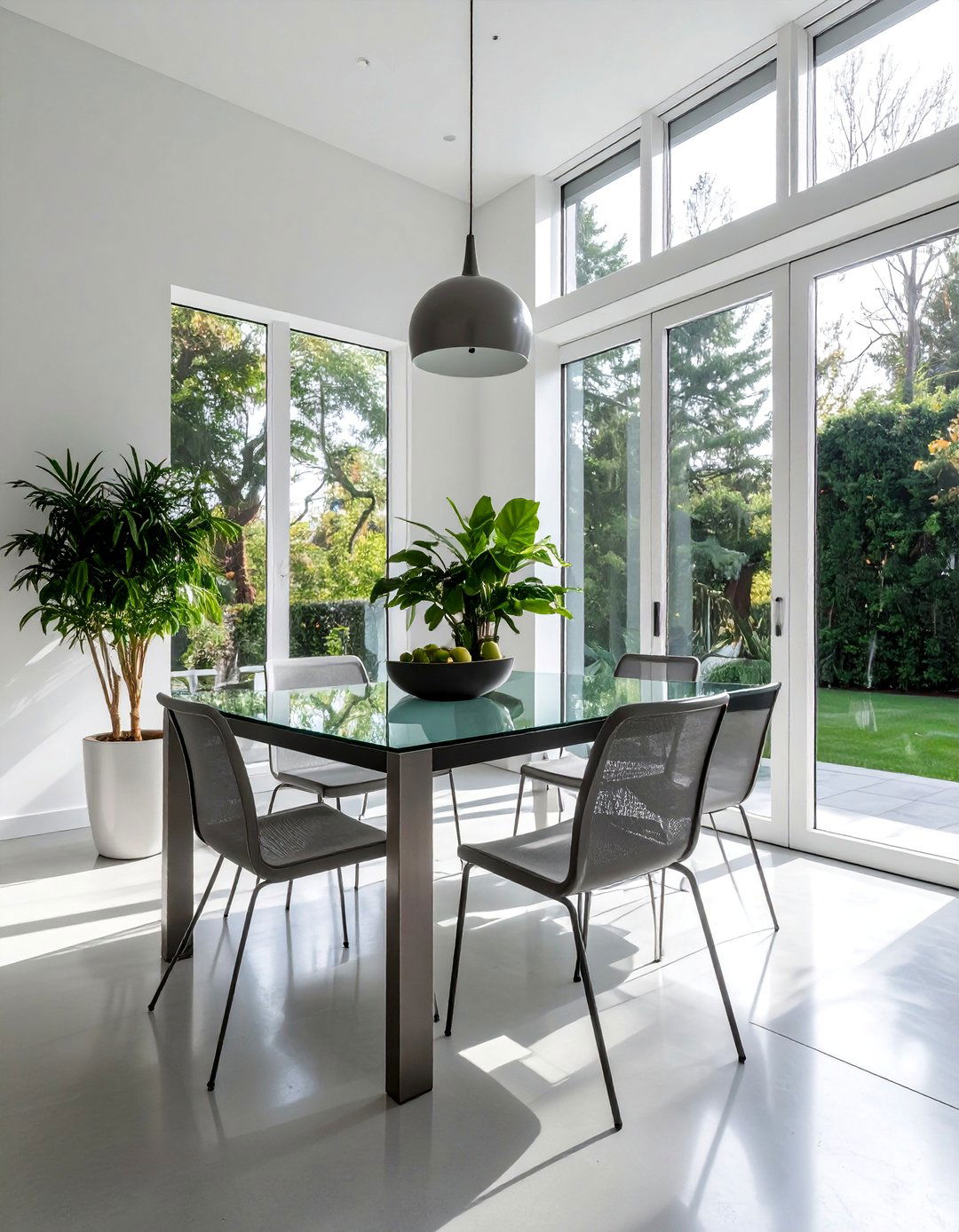 Modern Minimalist Sunroom Dining - 25 Sunroom Dining Room Ideas for a Bright Space