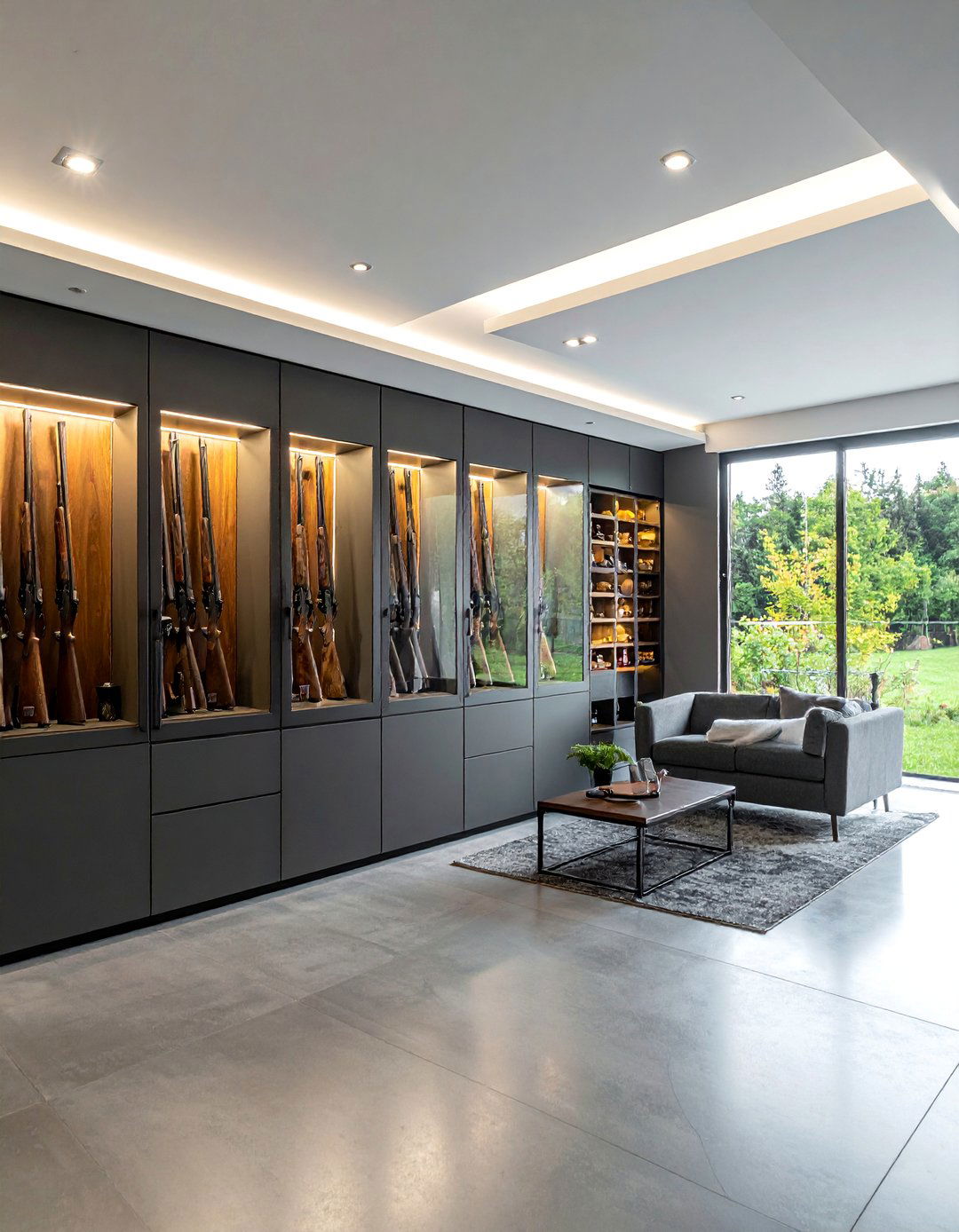 Modern Sportsman Gun Room - 25 Hunting Room Ideas for the Ultimate Sportsman's Retreat