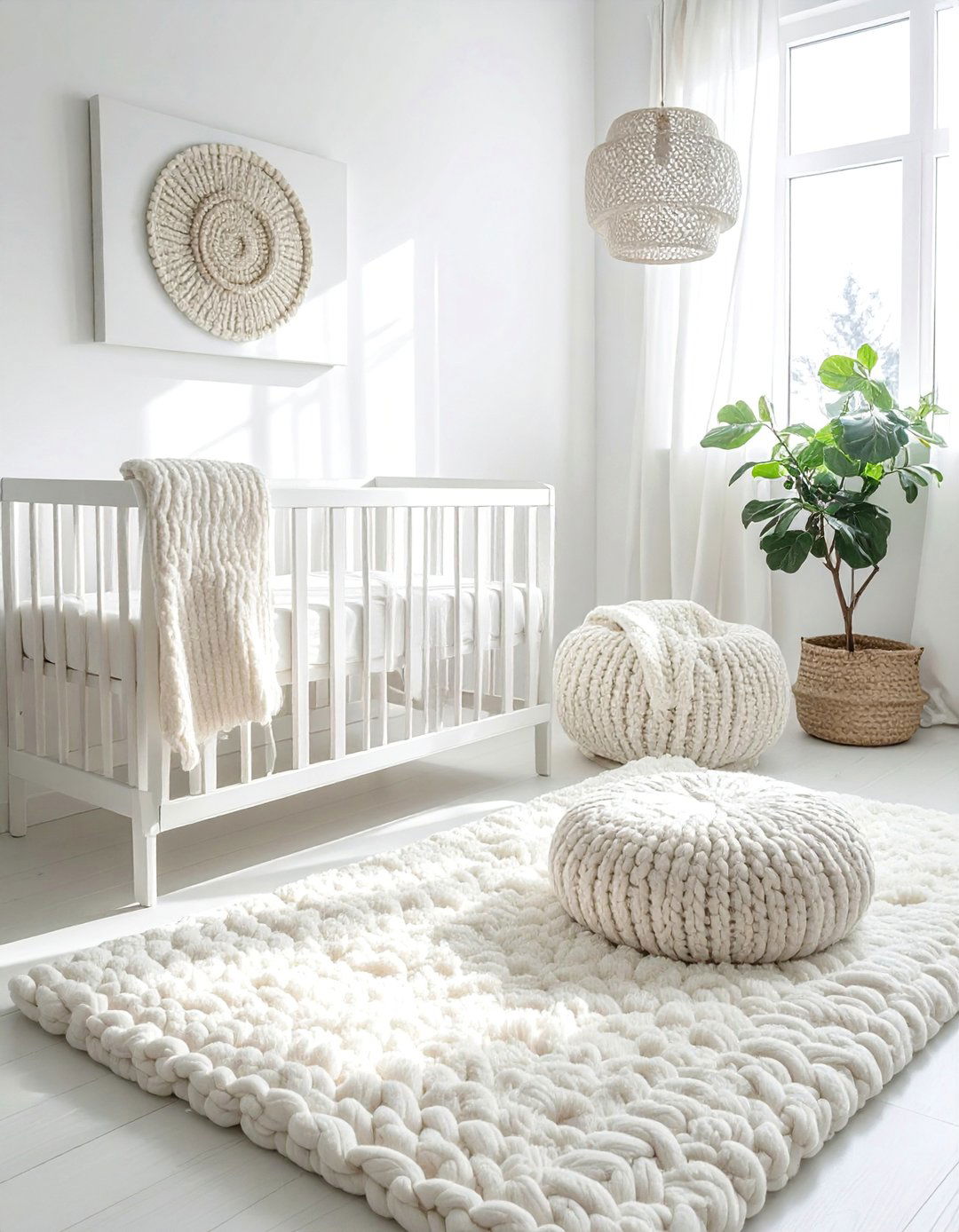 Monochromatic All White Nursery