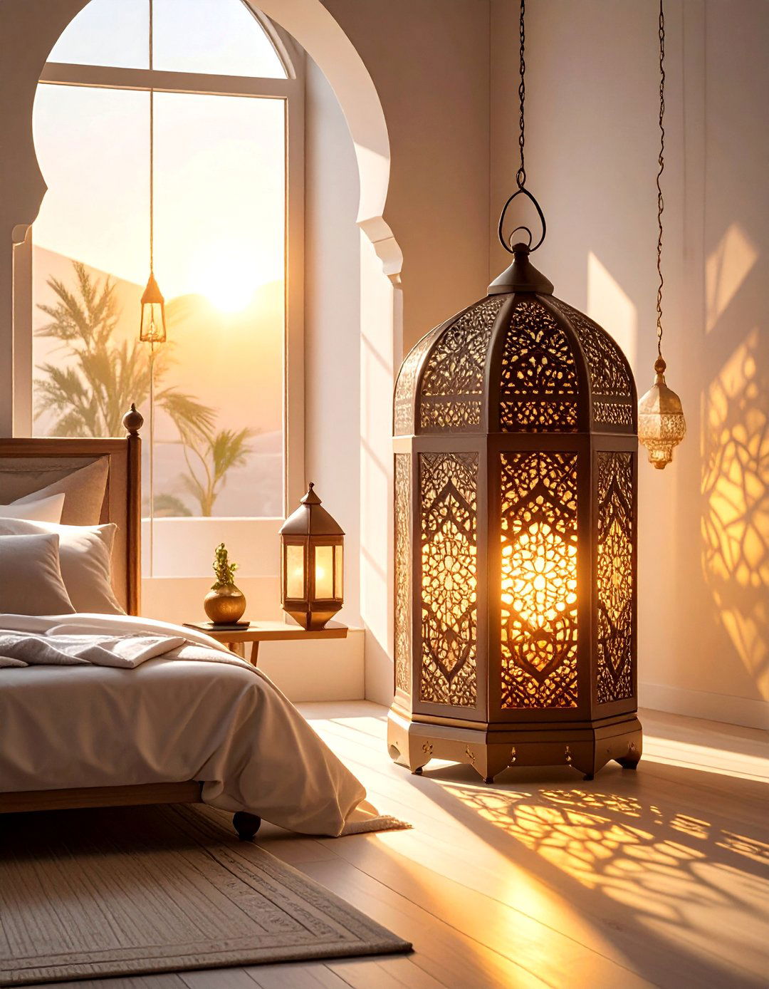 Moroccan Lanterns - 25 Hippie Bedroom Ideas for a Bohemian Retreat