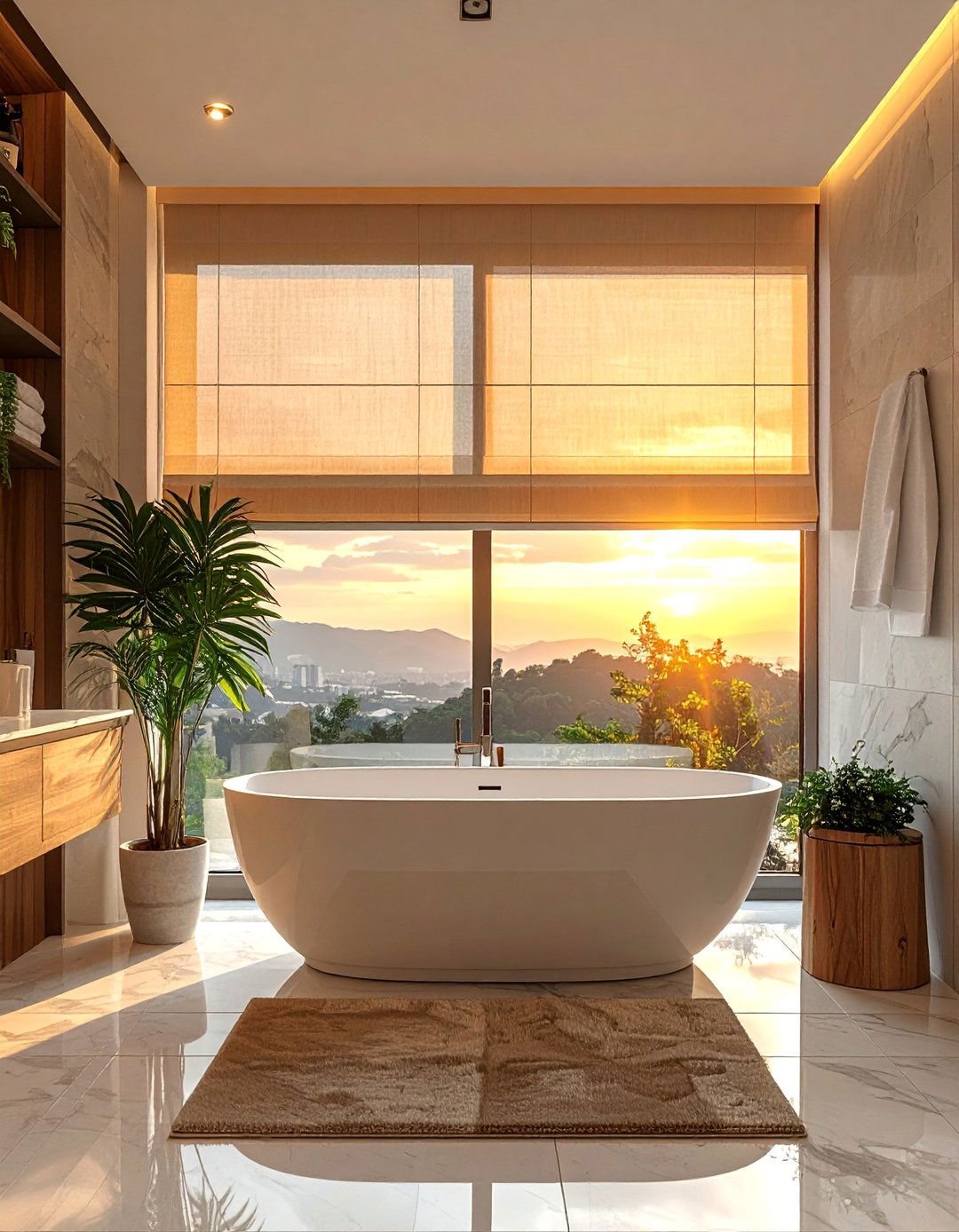 Motorized Shade Technology - 20 Windows Above Bathtub Ideas for a Relaxing Bath