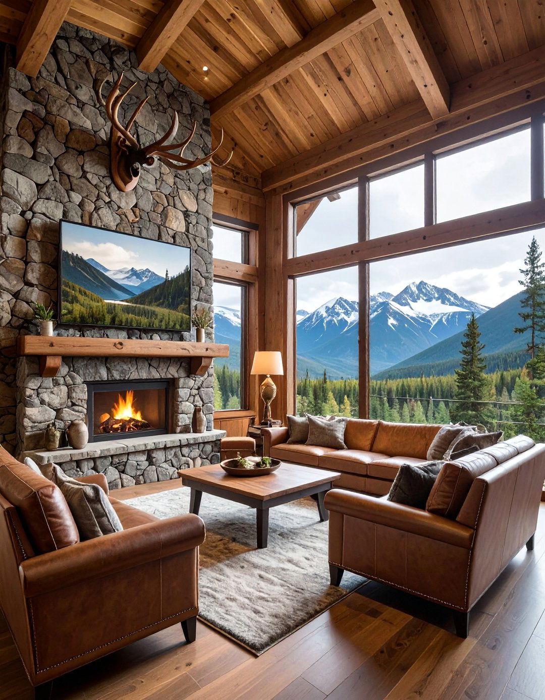 Mountain High Country Theme - 25 Hunting Room Ideas for the Ultimate Sportsman's Retreat