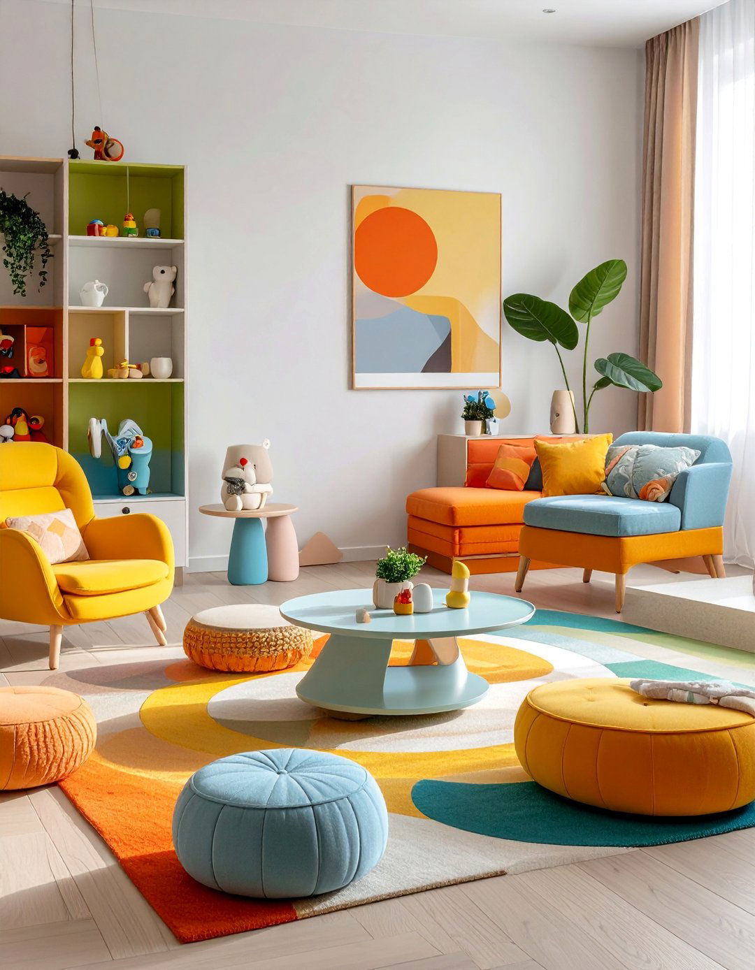 Multi Generational Family Layout - 25 Functional Living Room Layout Ideas