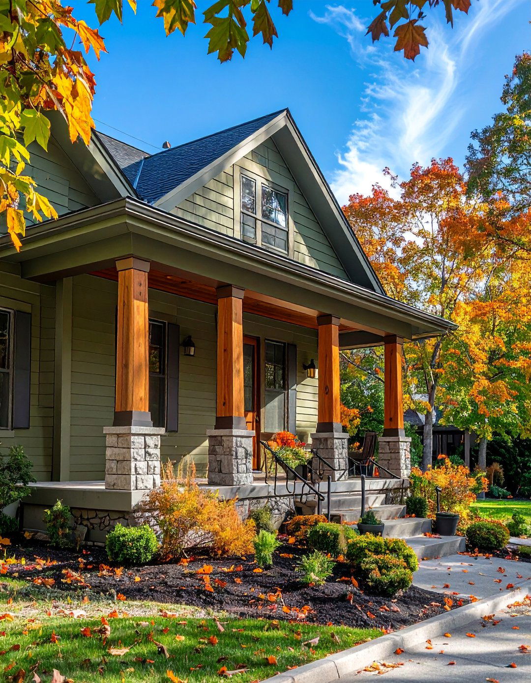 Muted Olive Green House Siding Colors - 25 House Siding Colors to Transform Your Home's Exterior