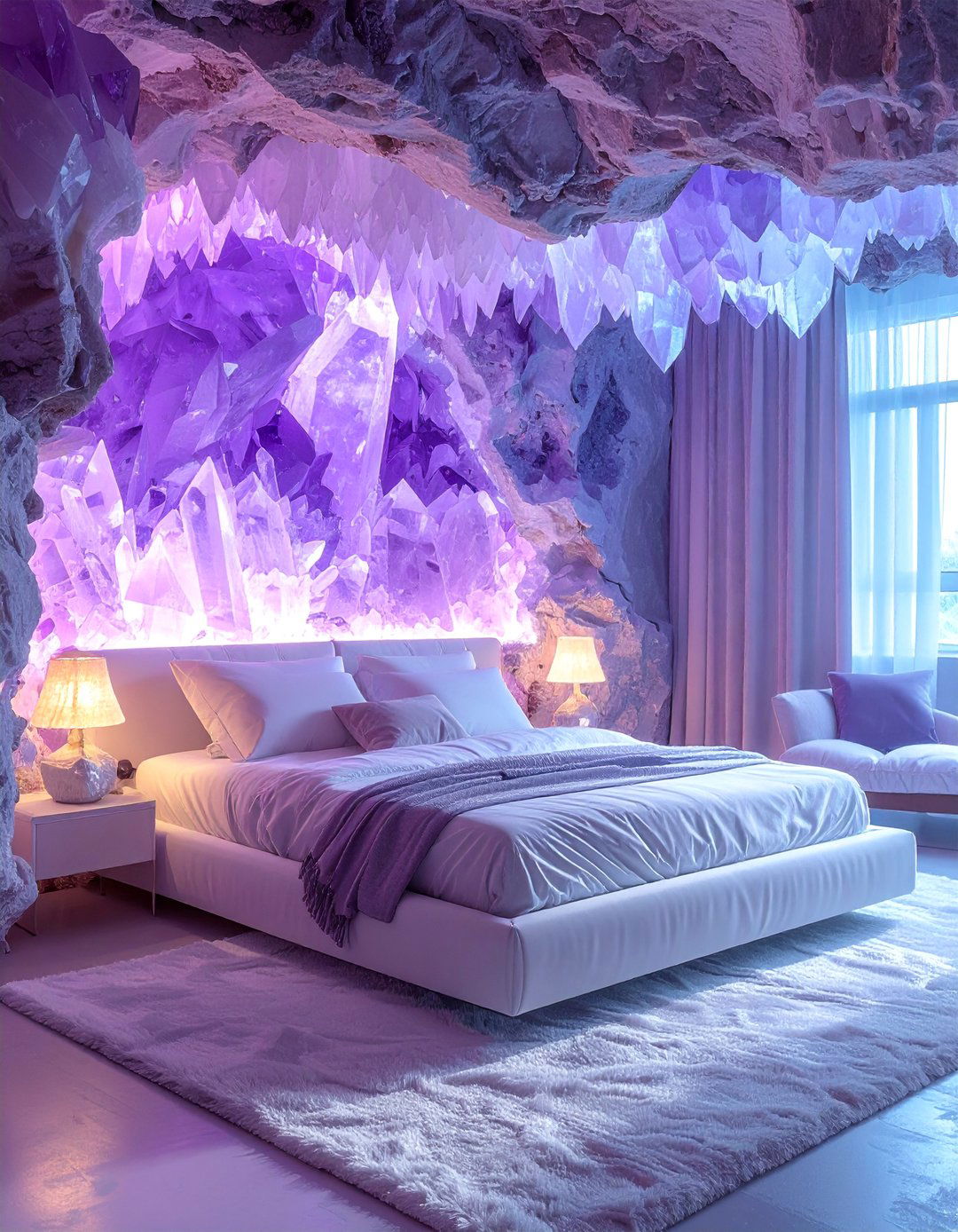 Mystical Crystal Cave Bedroom - 20 Fantasy Bedroom Ideas to Create a Dreamy Escape