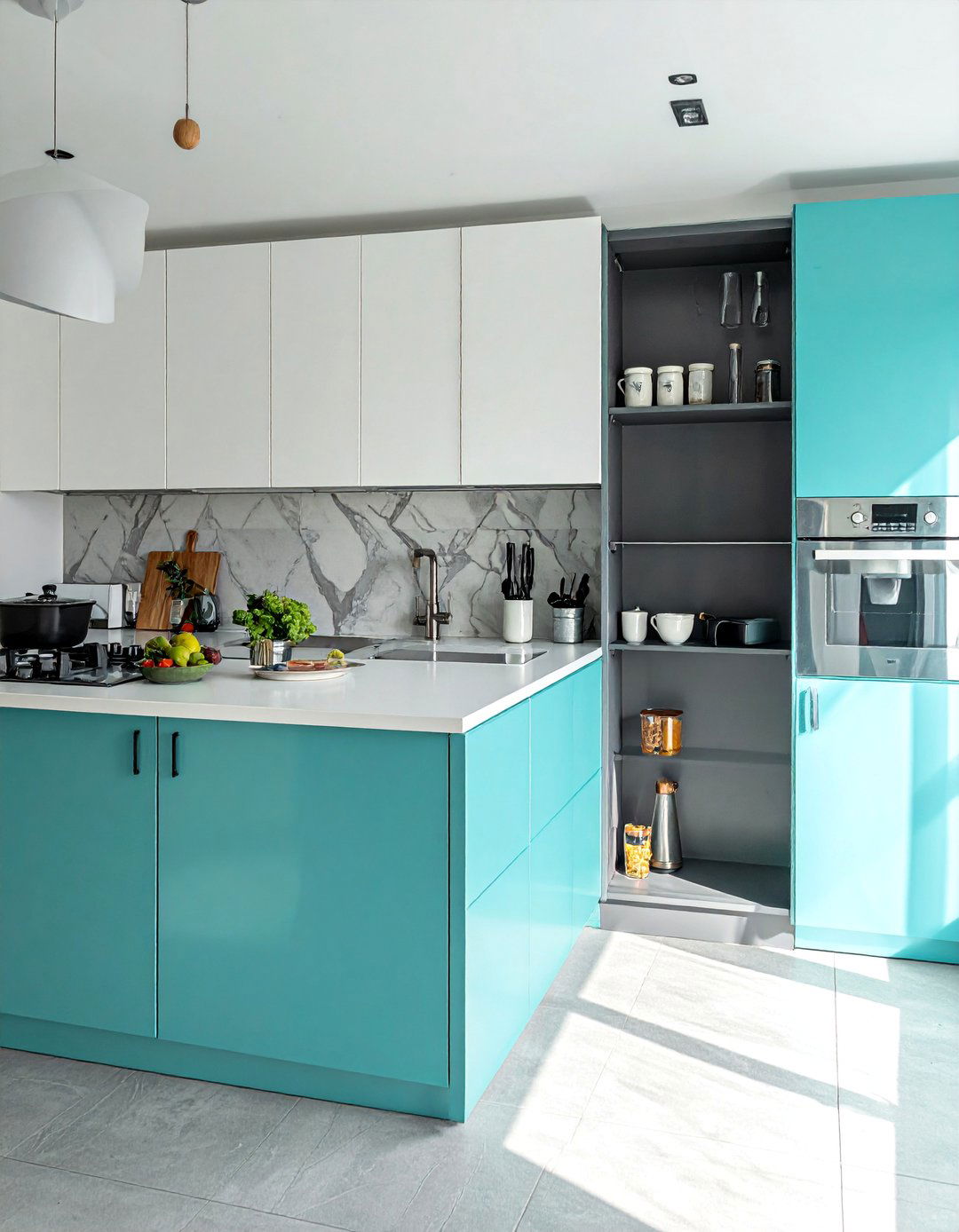 Narrow Rolling Pantries - 40 Small Kitchen Storage Ideas to Maximize Your Space