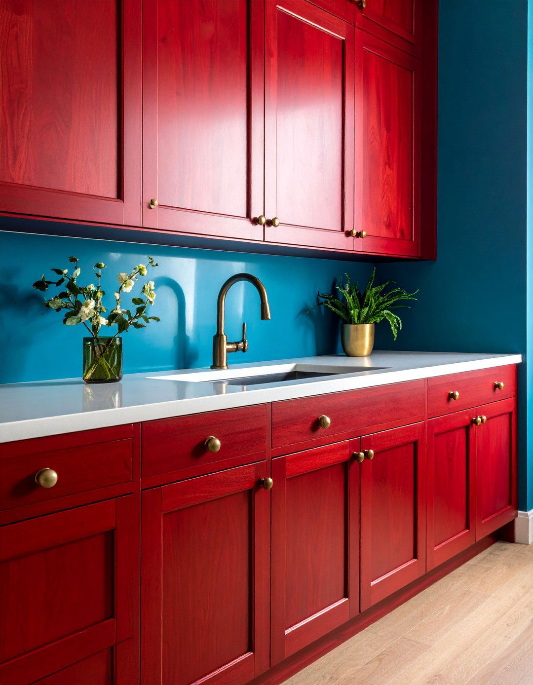 Natural Cherry Kitchen Cabinets with Oil Rubbed Bronze Hardware - 15 Natural Cherry Kitchen Cabinets for Warmth
