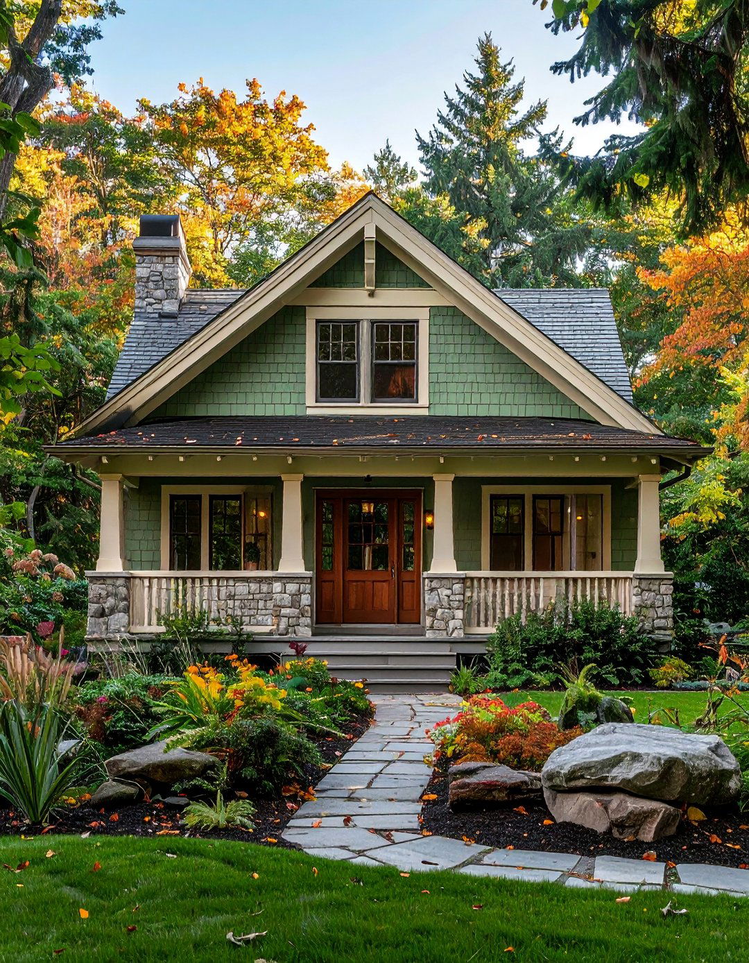 Natural Sage Green House Siding Colors - 25 House Siding Colors to Transform Your Home's Exterior