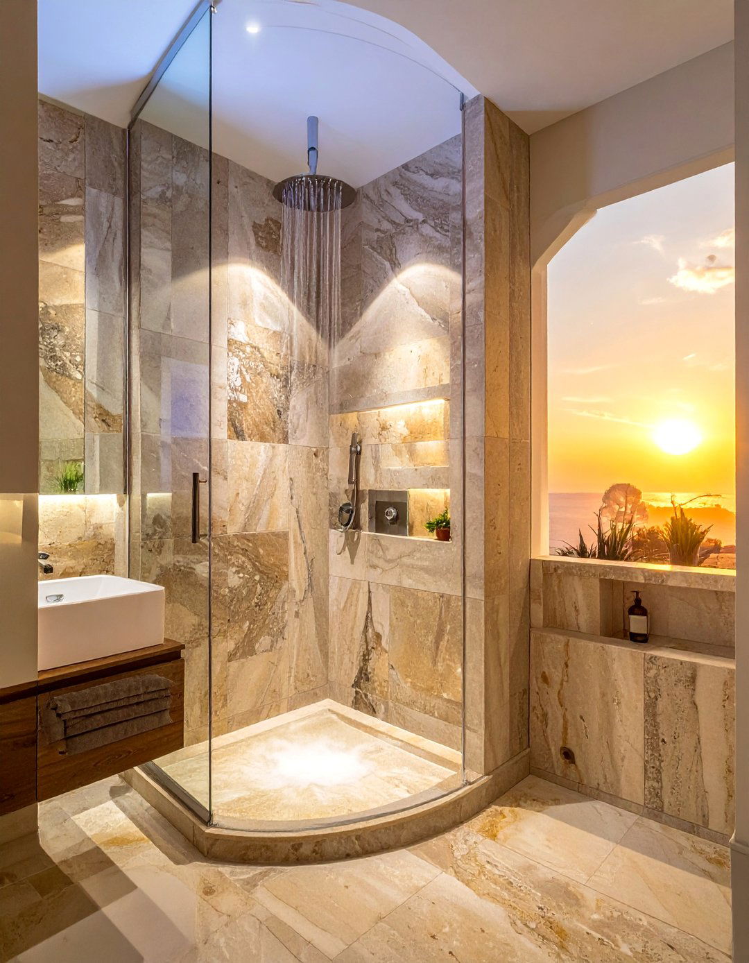 Natural Stone Shower Enclosures - 15 Italian Bathroom Design Ideas for a Luxurious Look