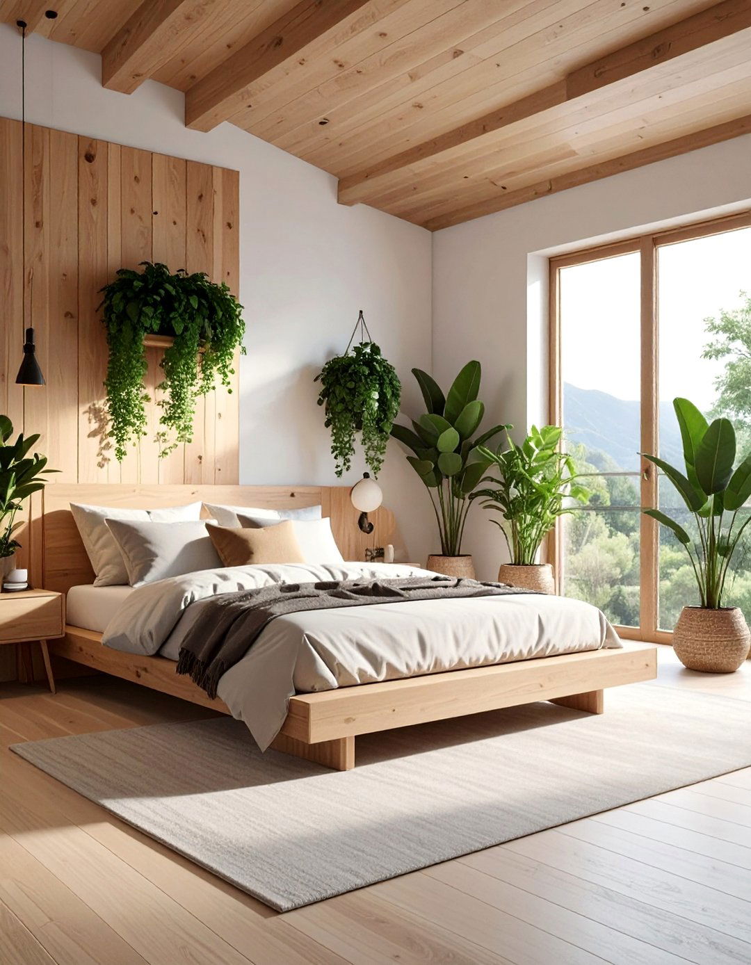 Natural Wood and Stone Elements - 40 Teenage Boy Bedroom Ideas for a Cool and Functional Space
