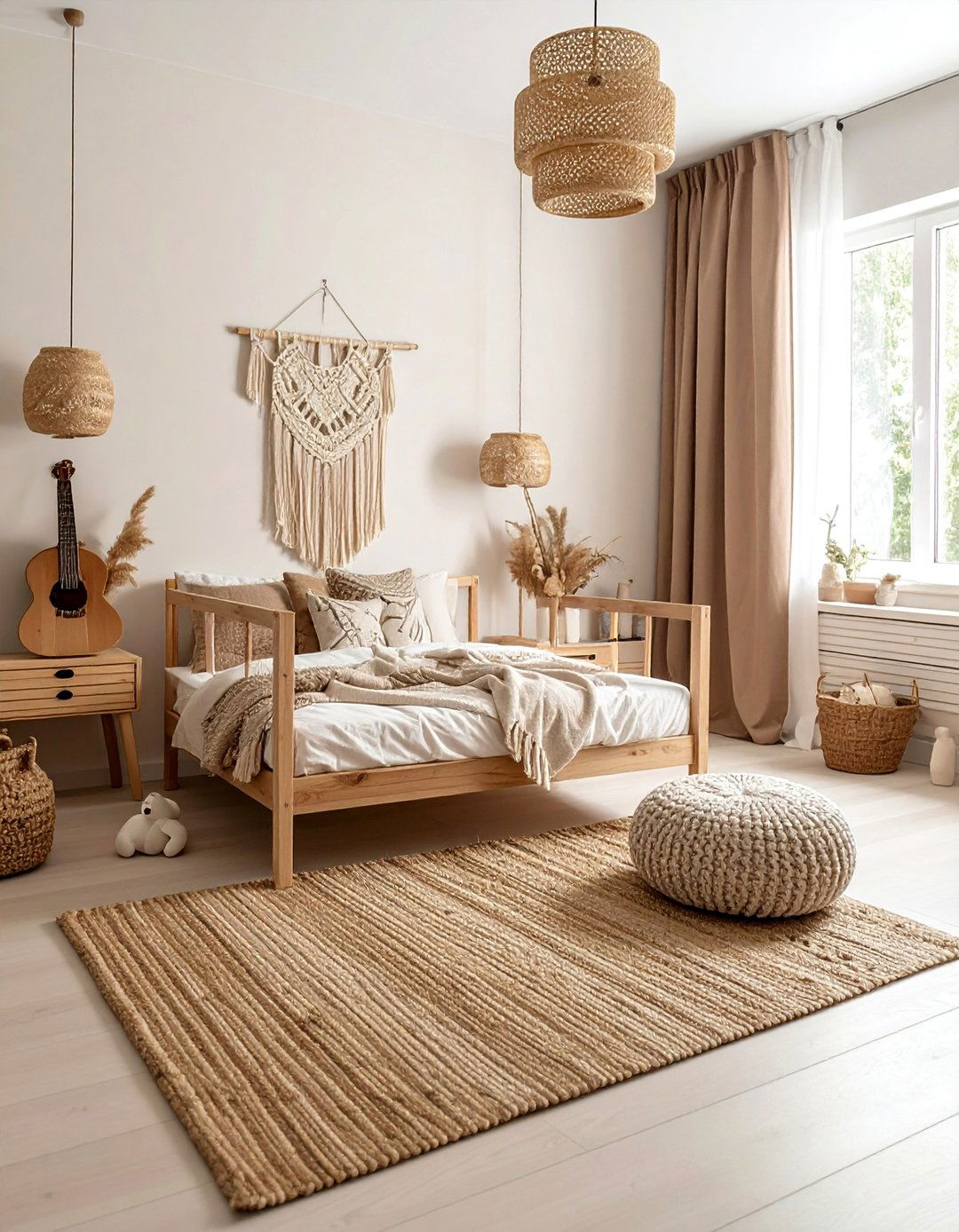 Neutral Earth Tones - 40 Toddler Room Ideas for Fun and Functionality