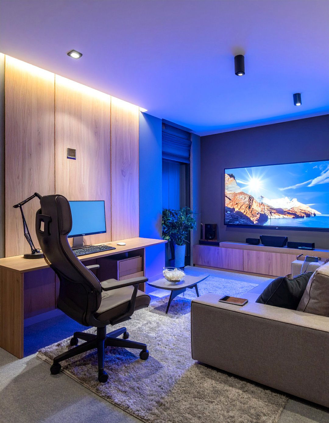 Office Theater Conversion - 40 Small Home Theater Ideas for Movie Nights