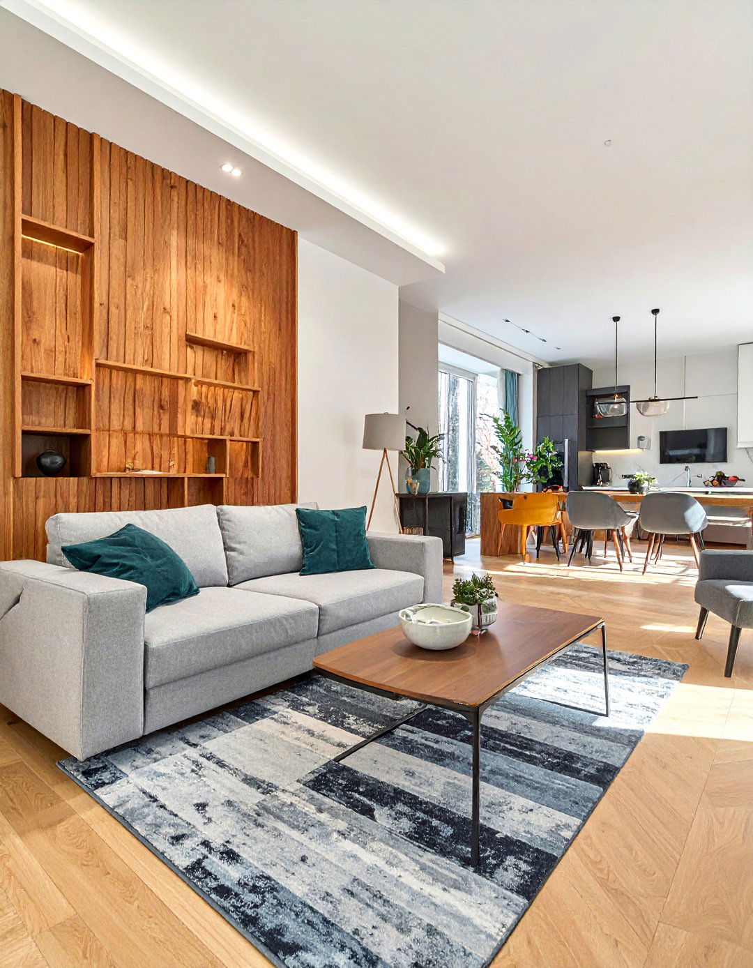 Open Concept Room Divider - 25 Functional Living Room Layout Ideas