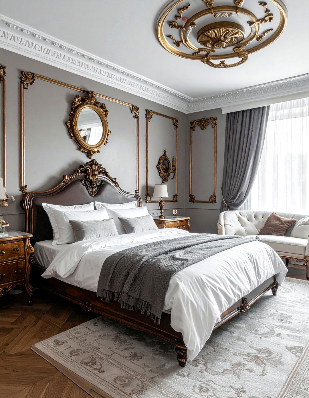 Ornate Victorian Details - 15 Steampunk Bedroom Ideas for a Unique Industrial Look