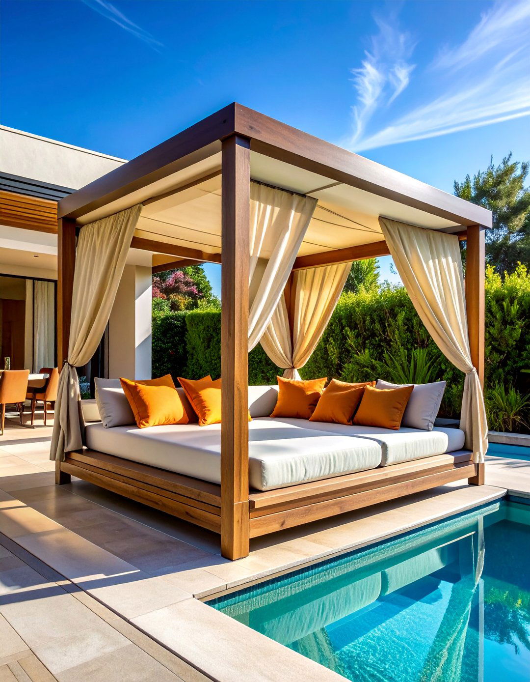 Outdoor Daybed Canopies for Relaxation - 40 Shade Ideas for Comfortable Outdoor Living Spaces