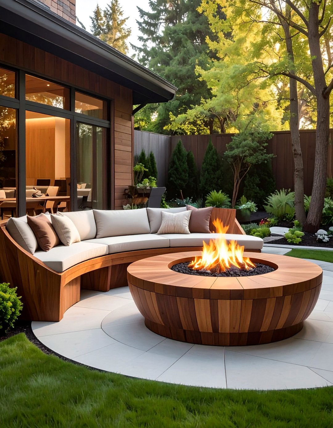 Outdoor Fire Pit Benches - 20 Fireplace Bench Ideas to Cozy Up Your Living Room