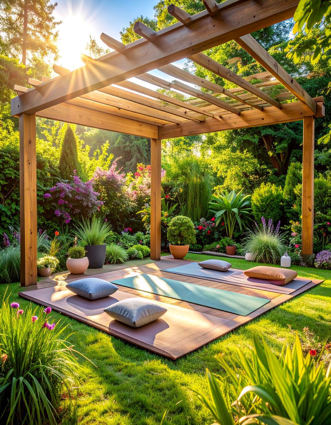 Outdoor Yoga Sanctuary - 15 Garden Gym Ideas for Your Outdoor Fitness Space