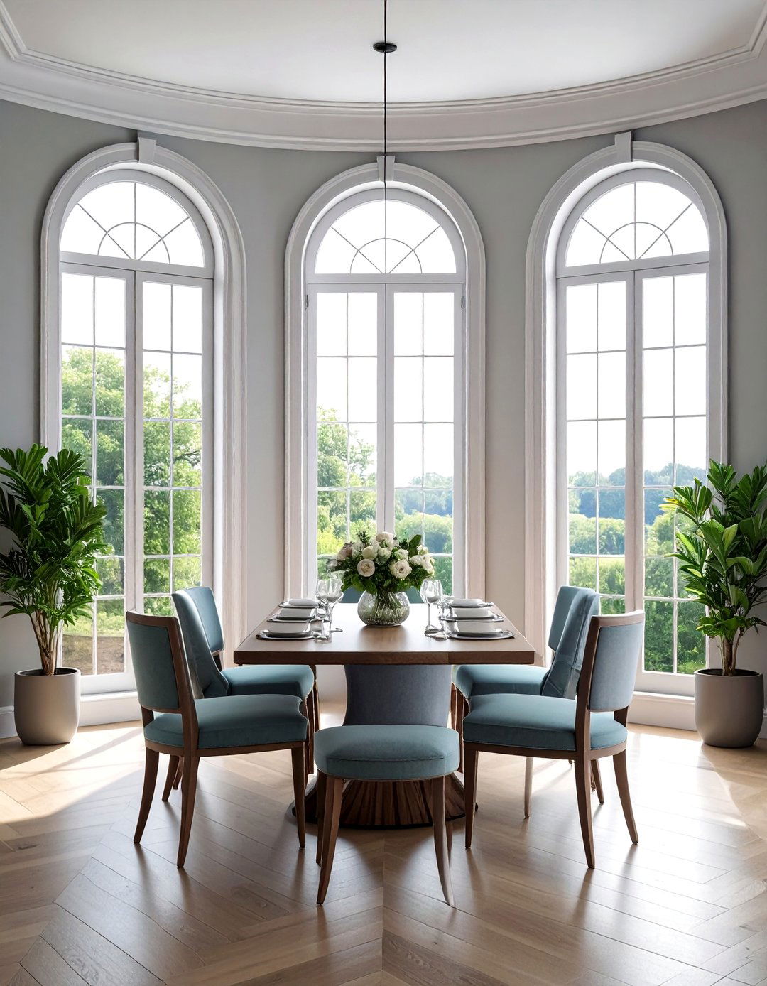 Palladian Window Designs for Formal Dining Rooms - 30 Arch Window Design Ideas for Elegant Home Interiors