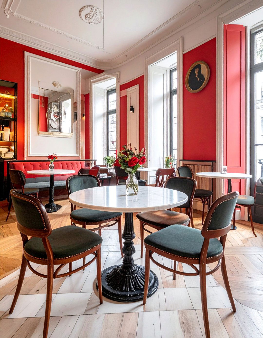 Parisian Bistro Chic Dining Area - 25 French Parisian Dining Room Ideas for Elegant Homes