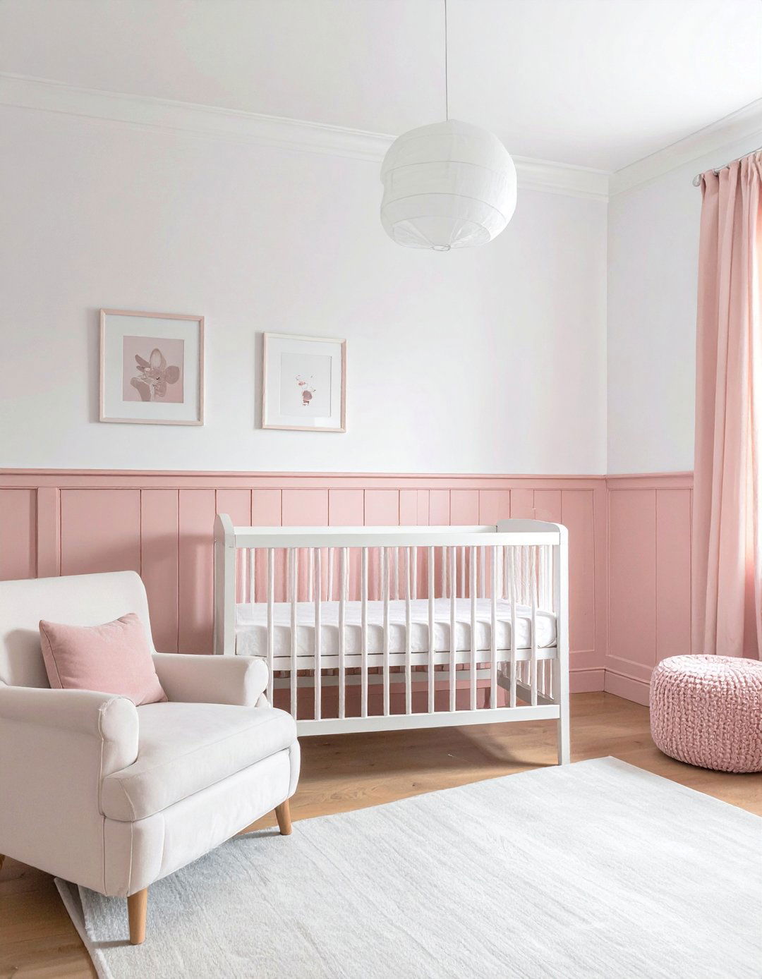 Pastel Color Wainscoting Nursery - 15 Wainscoting Nursery Ideas for a Classic Look