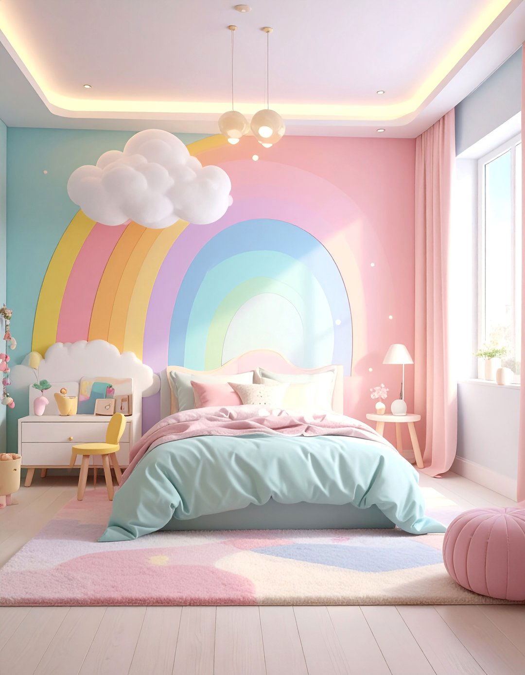 Pastel Dream Design - 40 Toddler Room Ideas for Fun and Functionality