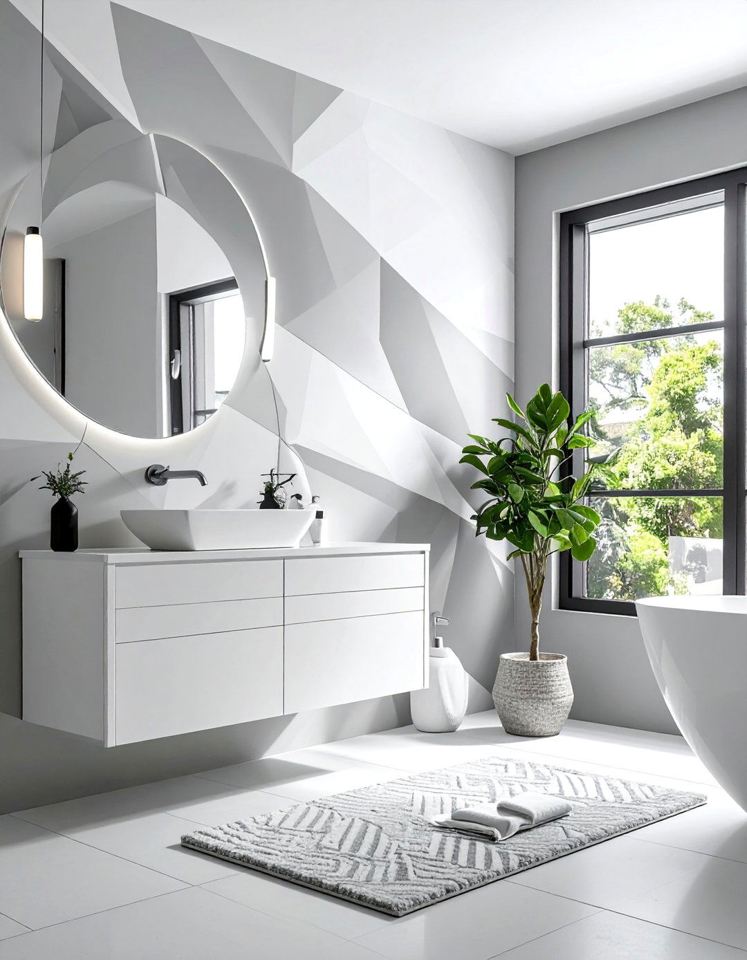 Peel and Stick Bathroom Wallpaper - 30 Bathroom Wallpaper Ideas for a Stylish Update