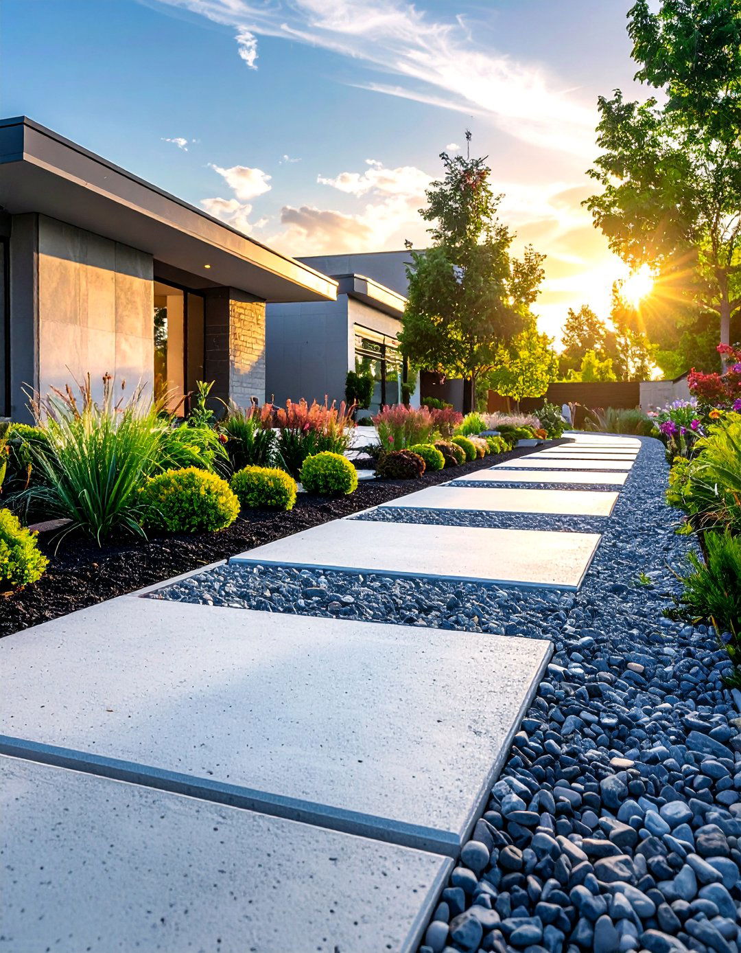 Permeable Paver Strips - 25 Gravel Driveway Edging Ideas for a Polished Finish