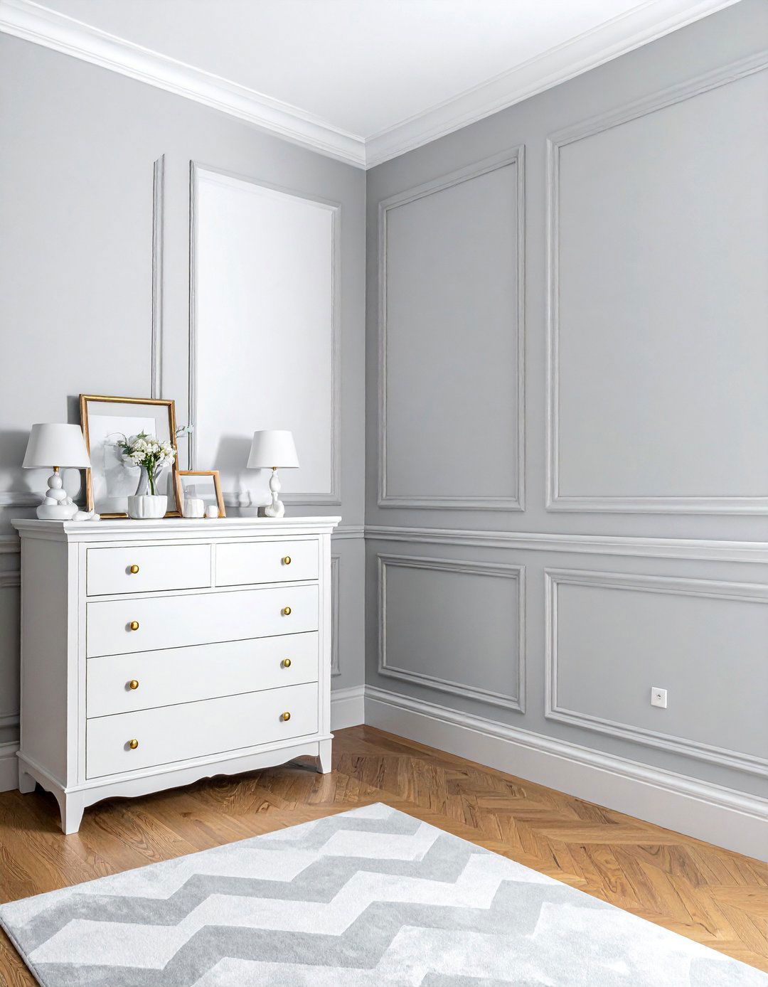 Picture Frame Molding Wainscoting Nursery - 15 Wainscoting Nursery Ideas for a Classic Look