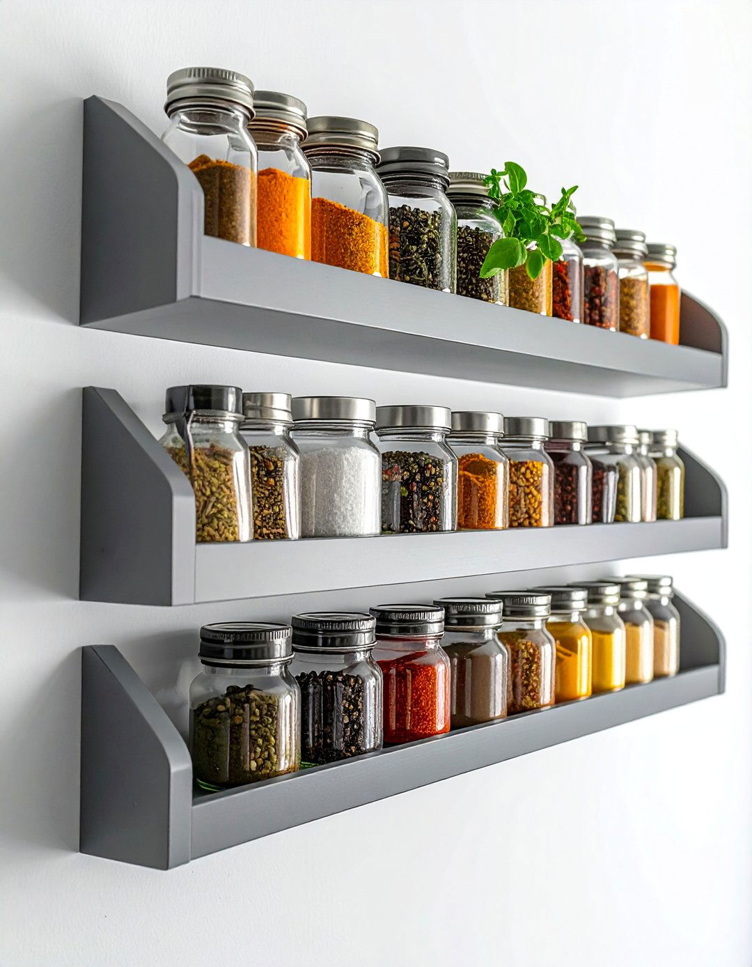 Picture Ledge Spice Rack - 40 Creative Spice Rack Ideas for Organized Kitchens