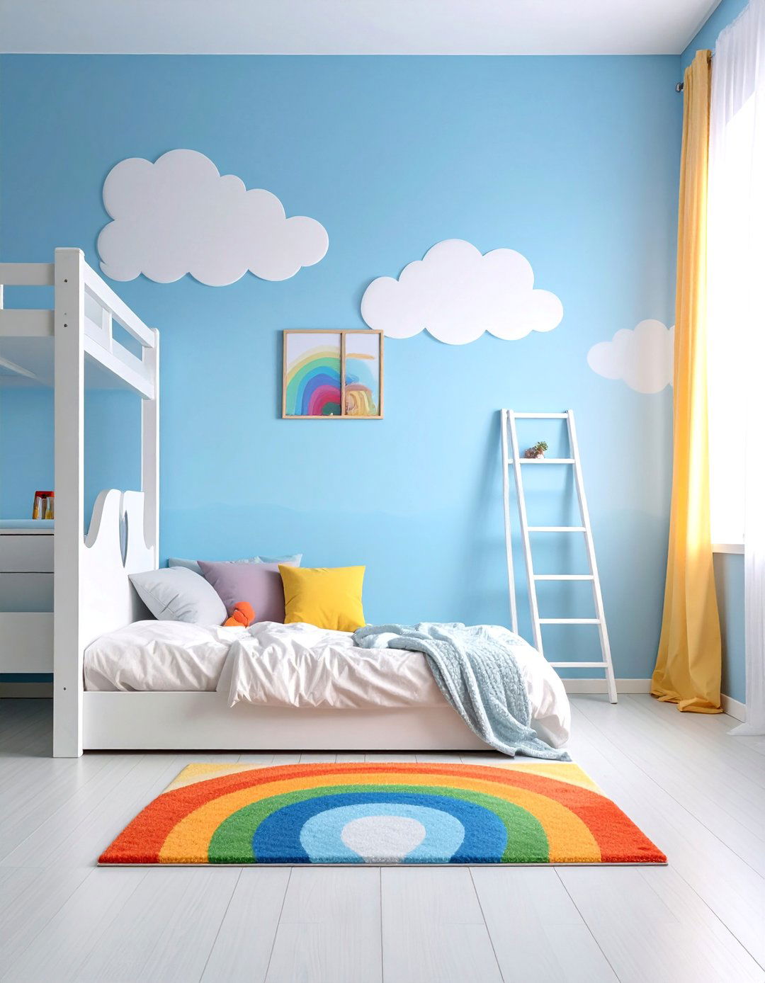 Playful Light Blue Childrens Bedroom Theme - 25 Light Blue Bedroom Ideas for a Calming Retreat