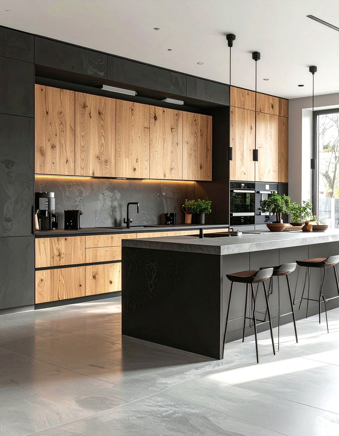 Plywood Cabinets With Black Appliances - 20 What Color Cabinets Go With Black Appliances Ideas