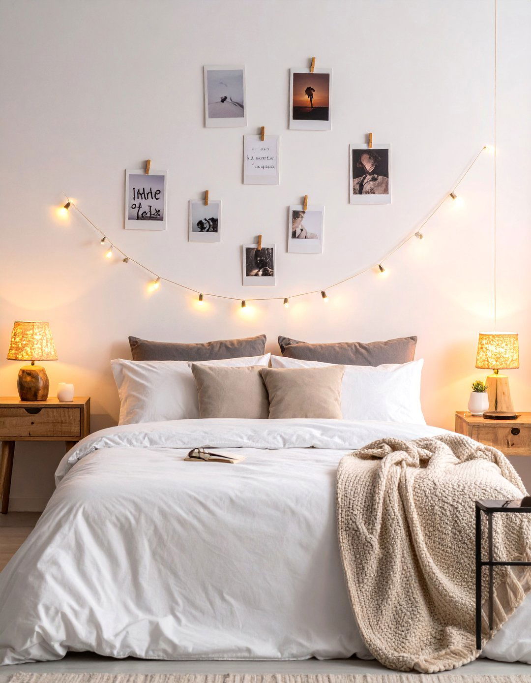 Polaroid Photo Memory Wall Bedroom - 20 Taylor Swift Themed Bedroom Decor Ideas for Fans