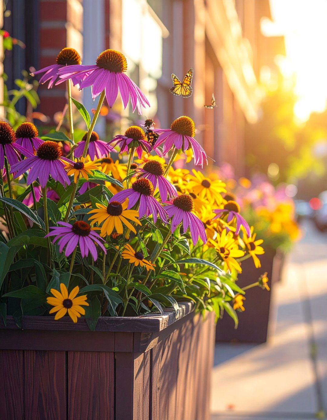 Pollinator Friendly Street Planters - 20 Street Planters to Beautify Your Neighborhood