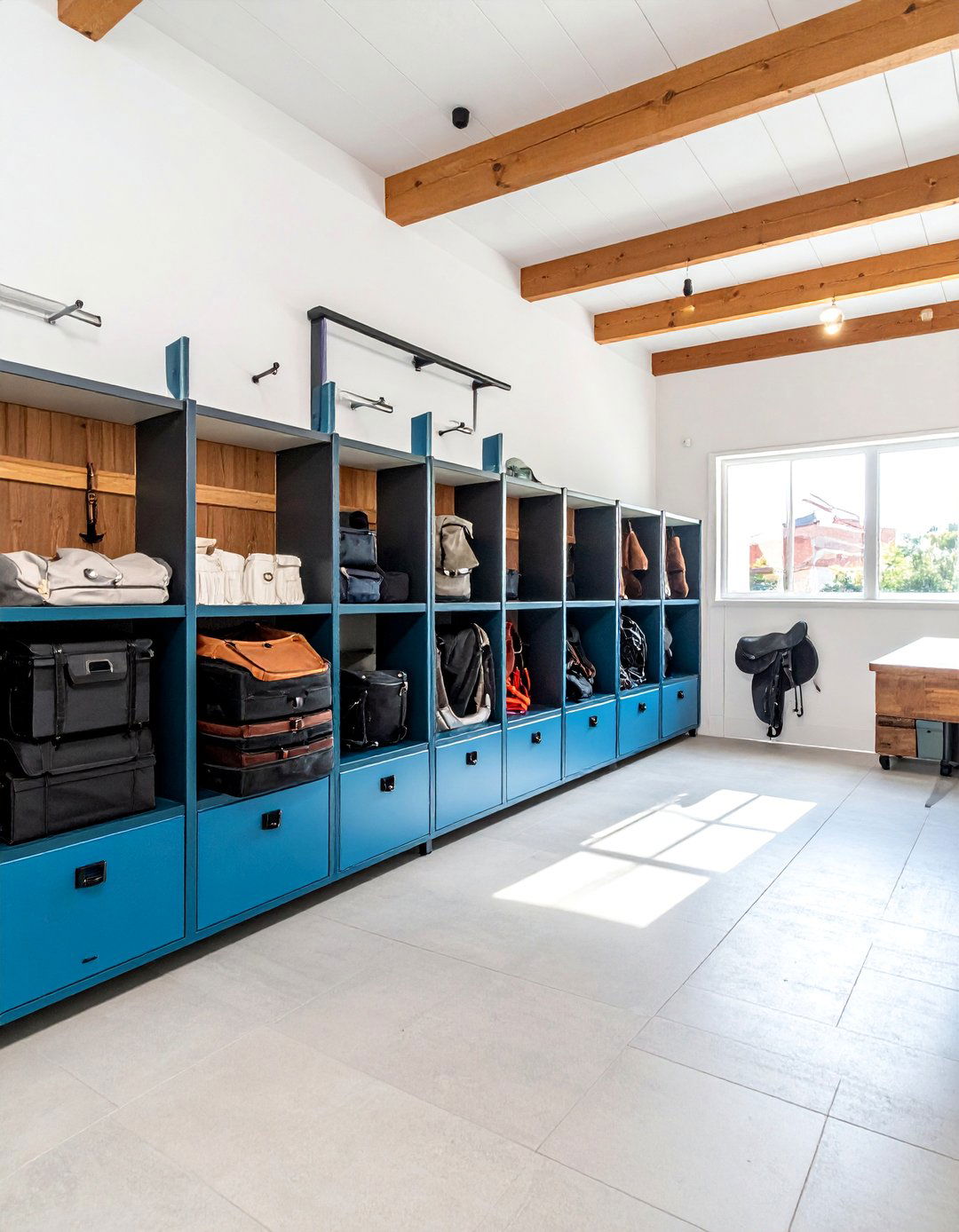 Portable Tack Organization Station - 20 Tack Room Ideas for Organized and Stylish Equestrian Spaces