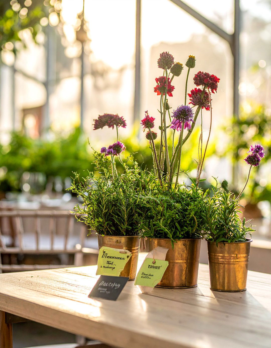Potted Plant Arrangements - 30 Rehearsal Dinner Centerpiece Ideas for a Memorable Event